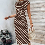 Zélina | Robe Ajustée à Nœud
