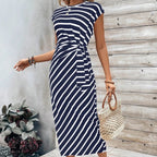 Zélina | Robe Ajustée à Nœud