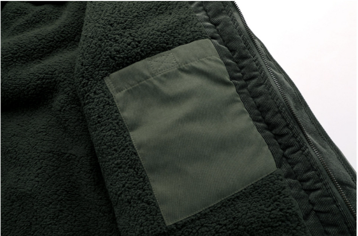 Stefan heren winterjas – warme jas met fleecevoering en verstelbare capuchon