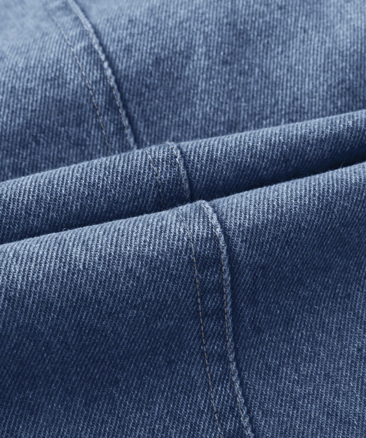 Sylvester Heren Denim Jas – Gevoerd Spijkerjack met Flanellen Binnenkant