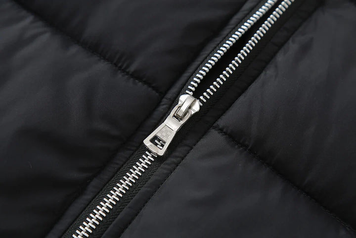 Willem zwart geruite pufferjas voor heren – stijlvolle warmte met karakter