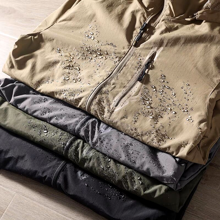 Justin outdoor windbreaker voor heren – lichtgewicht zomerjack met waterafstotende stof en verstelbare pasvorm