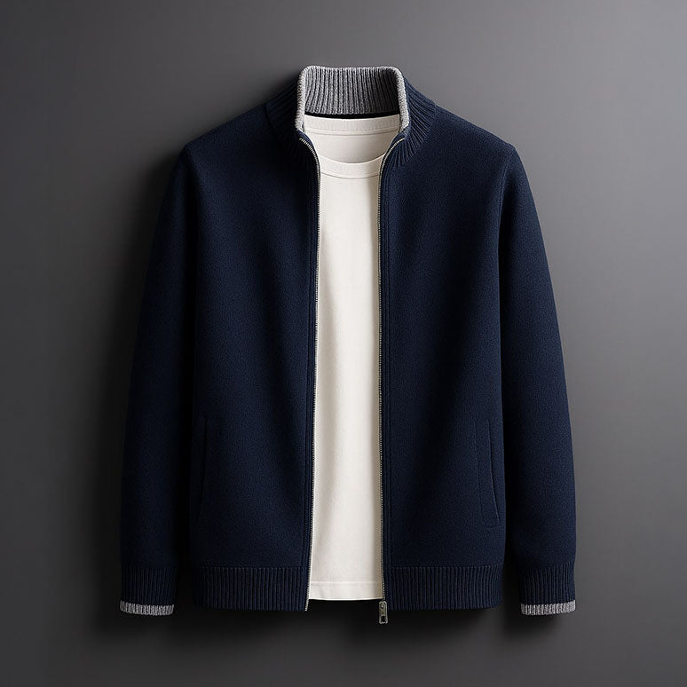 Laurent | Veste en Maille Zippée