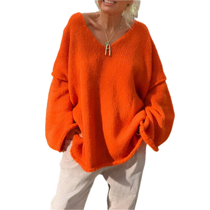 Yara dames trui – warme gebreide sweater met elegante pasvorm