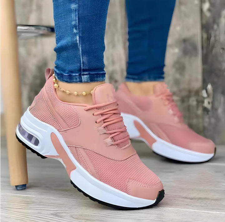 Aisha Dames Sneakers – Lichtgewicht en Ademend met Verstevigde Hakzool